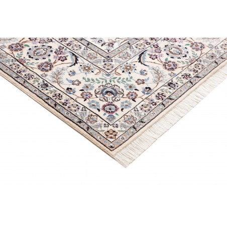 Tappeto Nain 9La Persia bianco azzurro 248x344