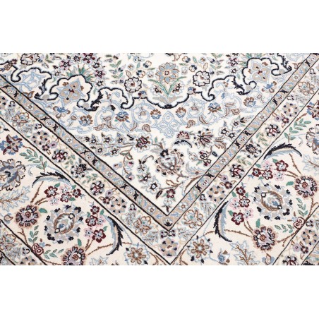 Tappeto Nain 9La Persia bianco azzurro 248x344