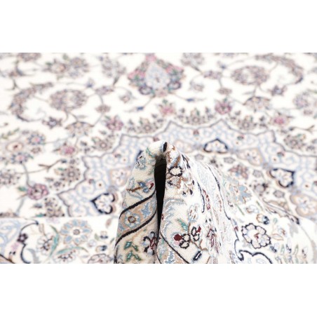 Tappeto Nain 9La Persia bianco azzurro 248x344