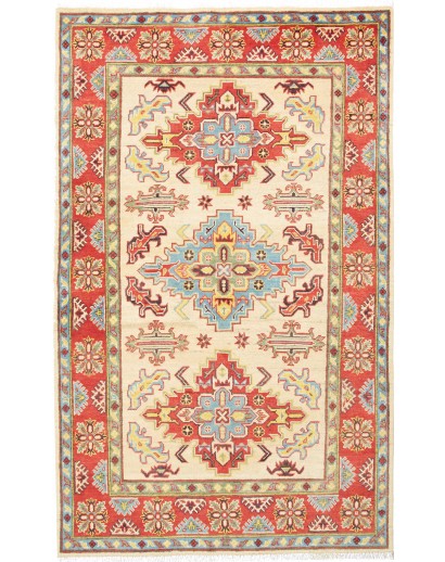 Tappeto Kazak Pakistan giallo rosso 118x192