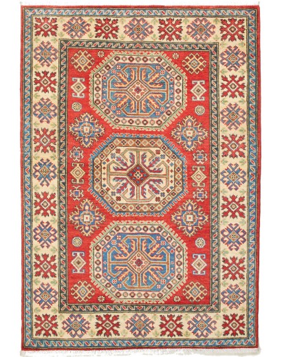 Tappeto Kazak Pakistan marrone azzurro 121x174