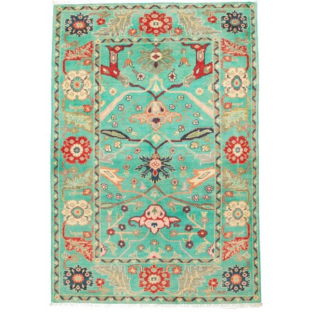 Tappeto Zigler Pakistan verde giallo 120x173