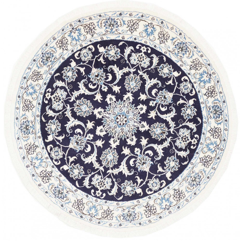 Tappeto Nain Kashmar Persia grigio 150x150