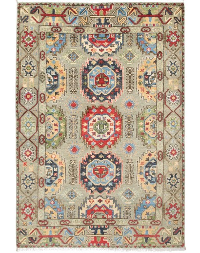 Tappeto Kazak Afghanistan marrone 122x178