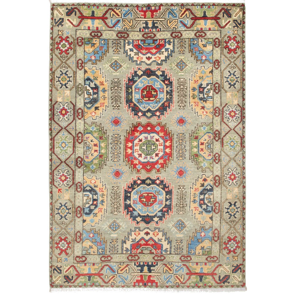 Tappeto Kazak Afghanistan marrone 122x178 Tappeto Kazak Afghanistan marrone 122x178