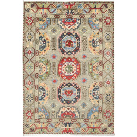 Tappeto Kazak Afghanistan marrone 122x178