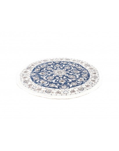 Tappeto Nain Kashmar Persia blu 140x140