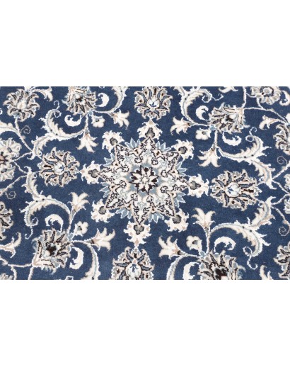 Tappeto Nain Kashmar Persia blu 140x140