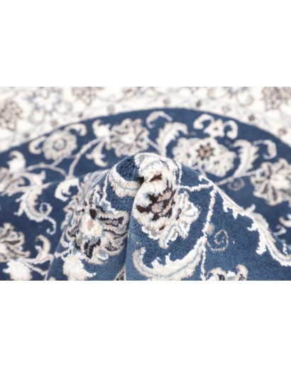 Tappeto Nain Kashmar Persia blu 140x140