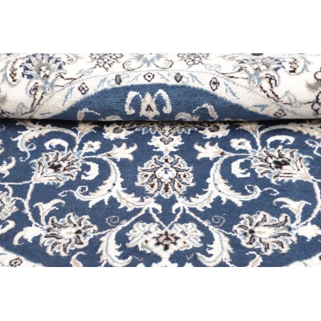 Tappeto Nain Kashmar Persia blu 140x140