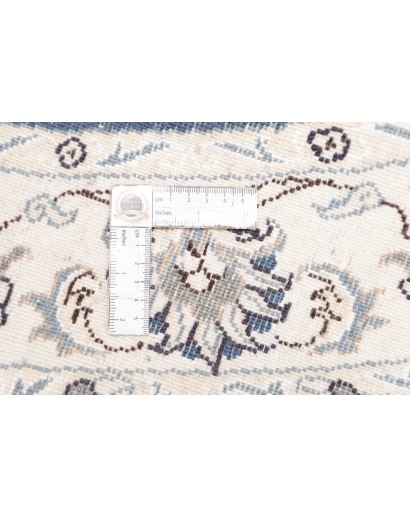 Tappeto Nain Kashmar Persia blu 140x140