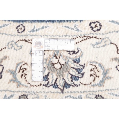 Tappeto Nain Kashmar Persia grigio blu 145x145