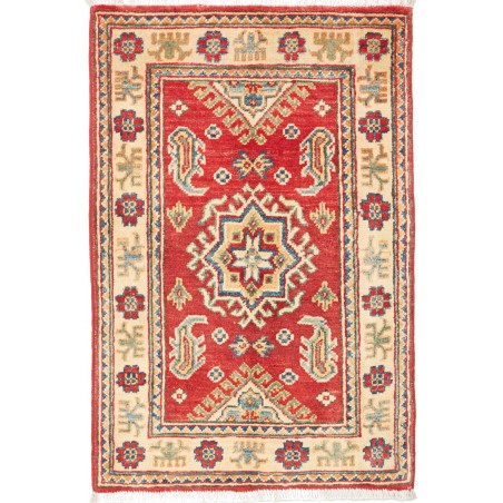 Tappeto Kazak Pakistan marrone rosso 62x91