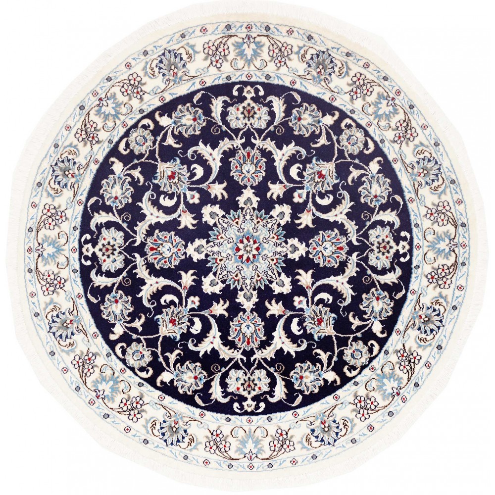 Tappeto Nain Kashmar Persia grigio 150x150