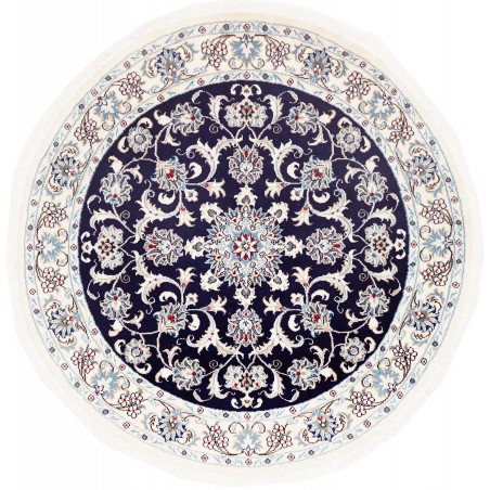 Tappeto Nain Kashmar Persia grigio 150x150