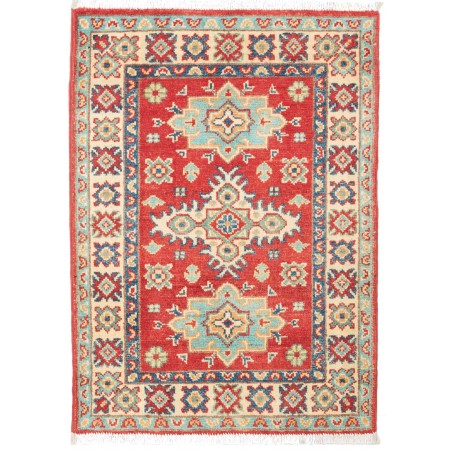 Tappeto Kazak Pakistan beige rosso 62x85