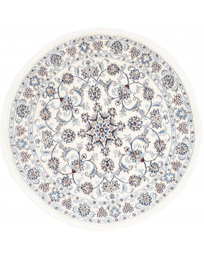 Tappeto Nain Kashmar Persia beige grigio 150x150