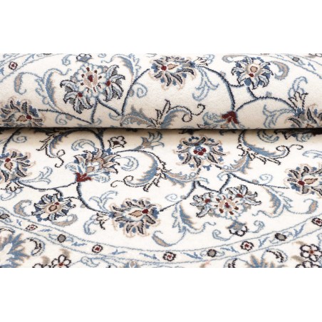 Tappeto Nain Kashmar Persia beige grigio 150x150