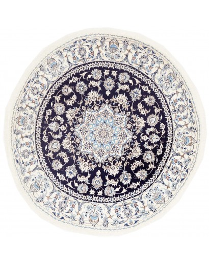 Tappeto Nain Kashmar Persia grigio 200x200