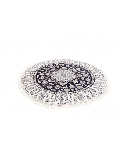 Tappeto Nain Kashmar Persia grigio 200x200