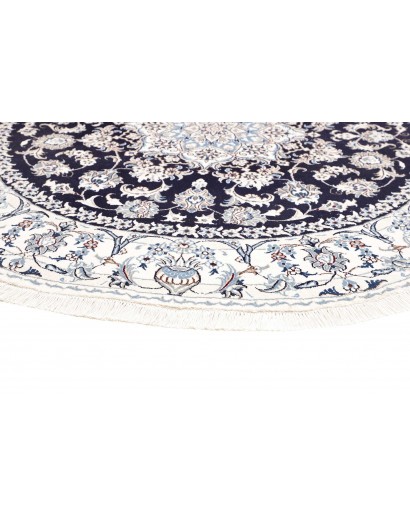 Tappeto Nain Kashmar Persia grigio 200x200