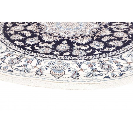 Tappeto Nain Kashmar Persia grigio 200x200