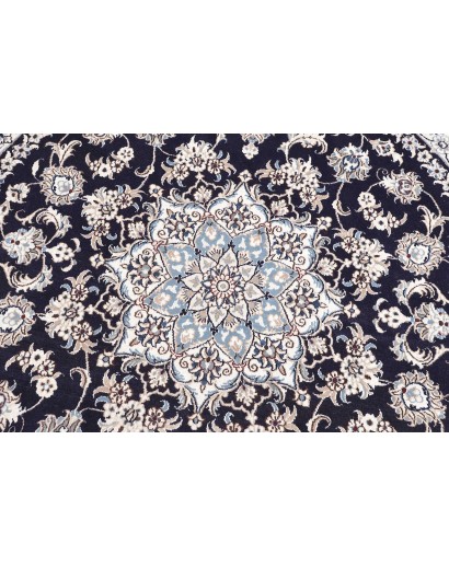 Tappeto Nain Kashmar Persia grigio 200x200