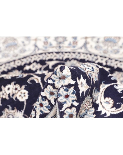 Tappeto Nain Kashmar Persia grigio 200x200