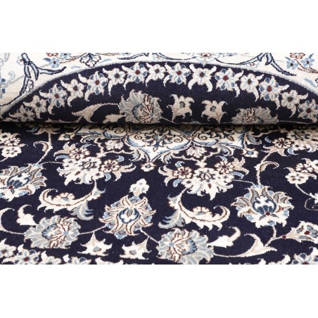 Tappeto Nain Kashmar Persia grigio 200x200