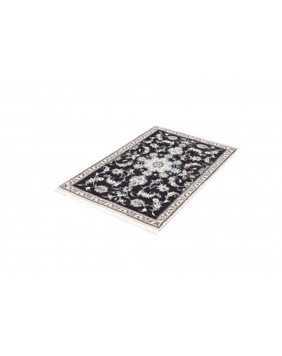 Tappeto Nain Kashmar Persia grigio azzurro 86x135