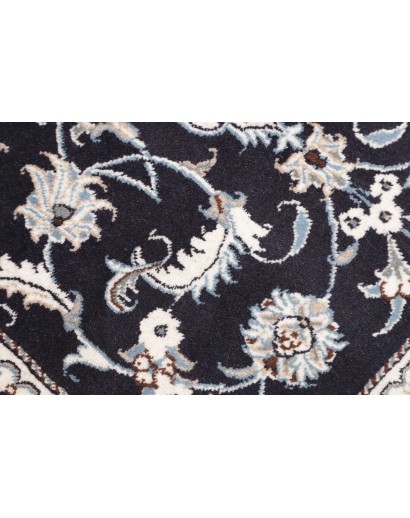 Tappeto Nain Kashmar Persia grigio azzurro 86x135