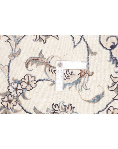 Tappeto Nain Kashmar Persia bianco grigio 90x135