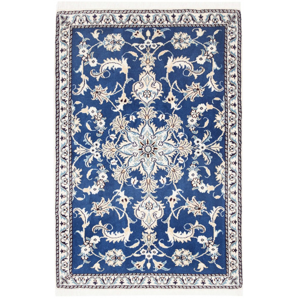Tappeto Nain Kashmar Persia grigio 90x137