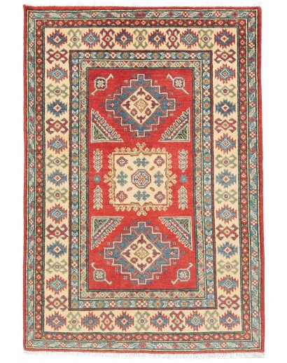 Tappeto Kazak Pakistan marrone grigio 103x150