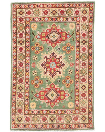 Tappeto Kazak Pakistan marrone bianco 96x152