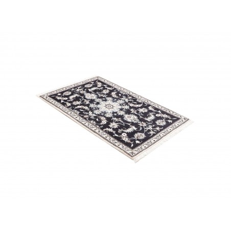 Tappeto Nain Kashmar Persia grigio azzurro 89x136