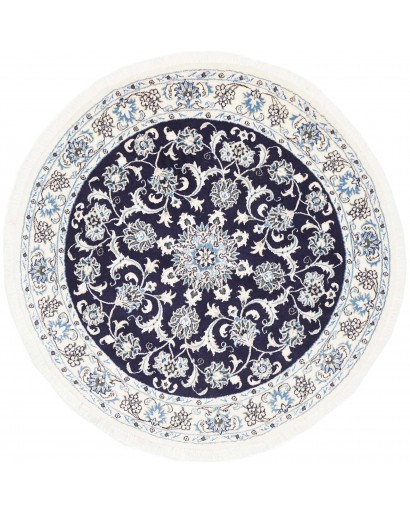 Tappeto Nain Kashmar Persia grigio 143x143