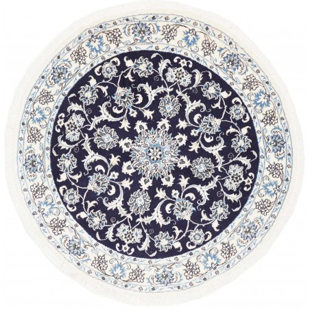 Tappeto Nain Kashmar Persia grigio 143x143