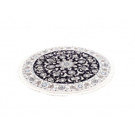 Tappeto Nain Kashmar Persia grigio 143x143