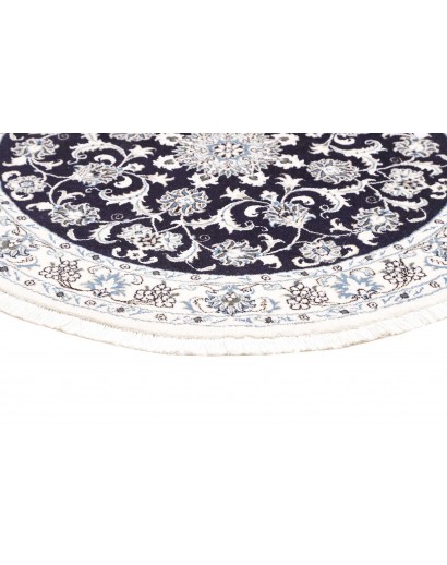 Tappeto Nain Kashmar Persia grigio 143x143