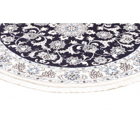 Tappeto Nain Kashmar Persia grigio 143x143