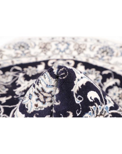 Tappeto Nain Kashmar Persia grigio 143x143