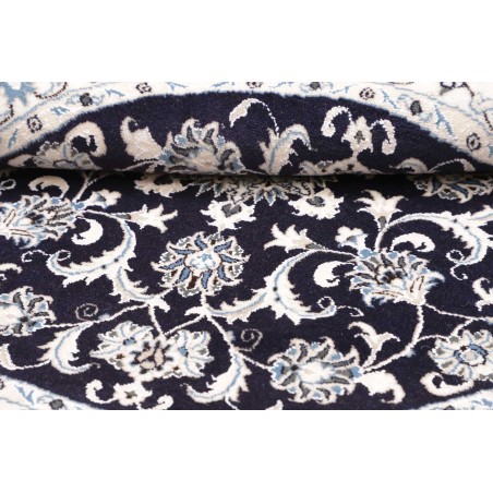 Tappeto Nain Kashmar Persia grigio 143x143