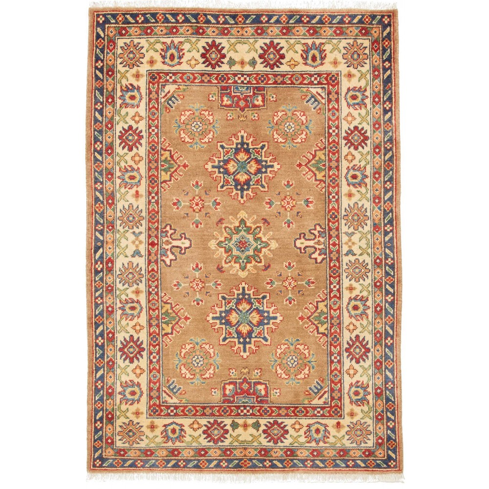 Tappeto Kazak Afghanistan marrone 101x150 Tappeto Kazak Afghanistan marrone 101x150