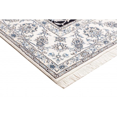 Tappeto Nain Kashmar Persia grigio 243x301