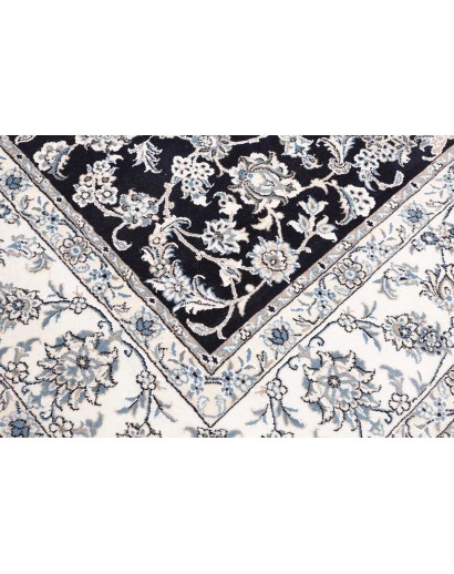 Tappeto Nain Kashmar Persia grigio 243x301