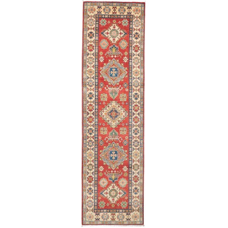 Tappeto Kazak Pakistan marrone grigio 82x295