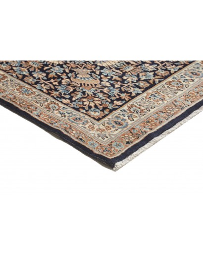 Tappeto Kerman Persia azzurro blu 393x525