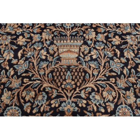 Tappeto Kerman Persia azzurro blu 393x525