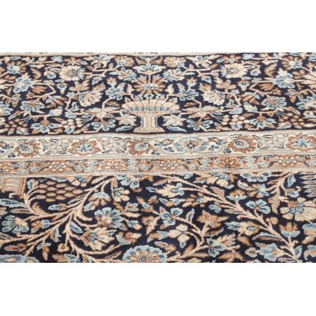 Tappeto Kerman Persia azzurro blu 393x525